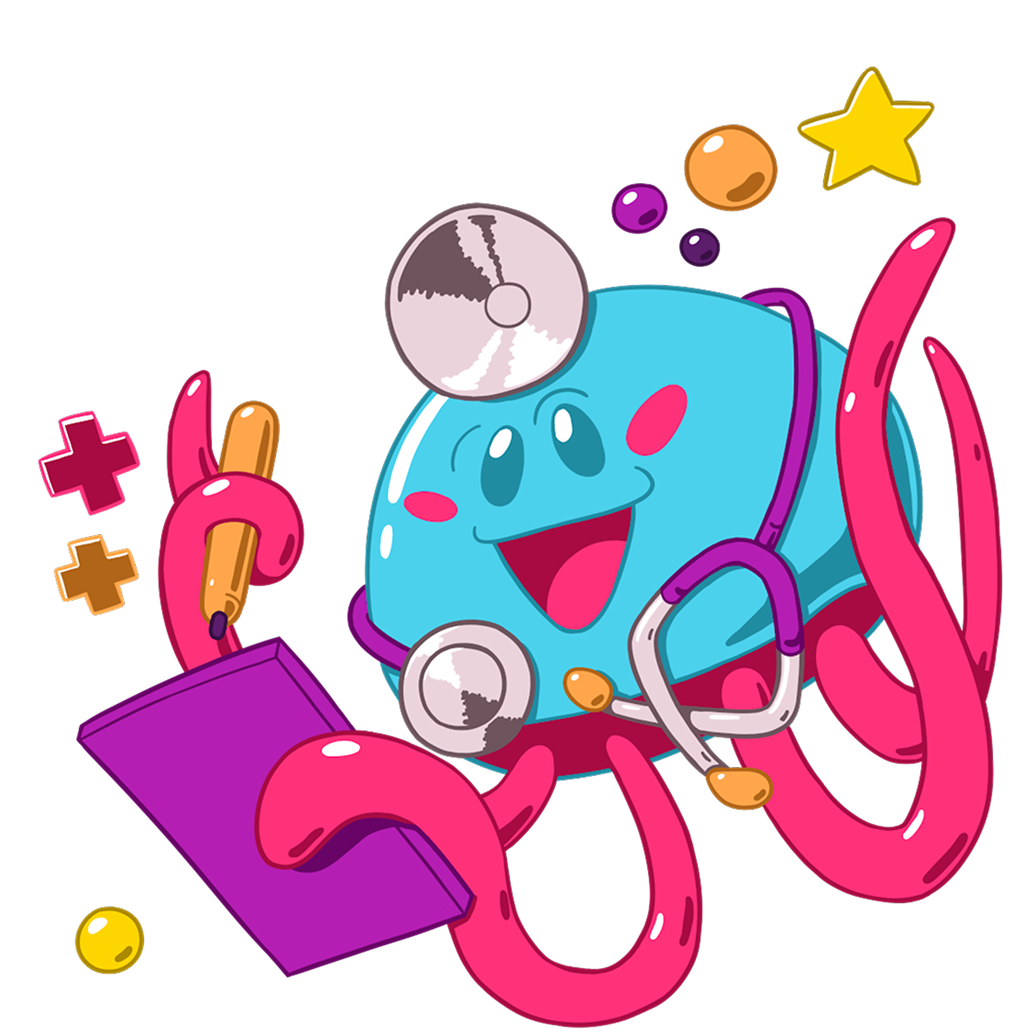 Rori the JellyMed mascot